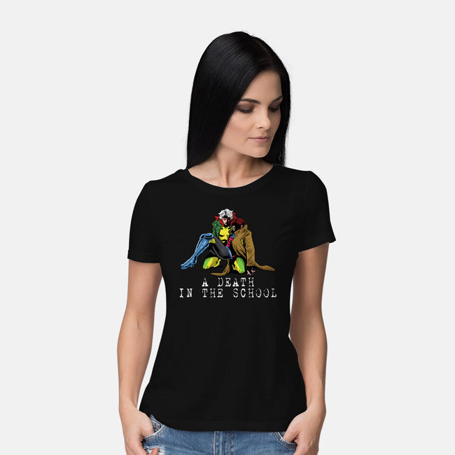 A Death In The School-Womens-Basic-Tee-zascanauta