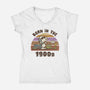 Born In The 1900s-Womens-V-Neck-Tee-kg07