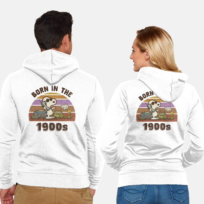 Born In The 1900s-Unisex-Zip-Up-Sweatshirt-kg07