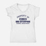 Enterprise Science Department-Womens-V-Neck-Tee-kg07