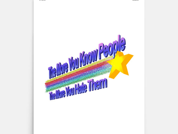 The More You Hate People