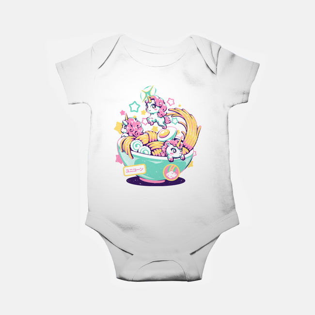 Unicorn Bowl-Baby-Basic-Onesie-eduely