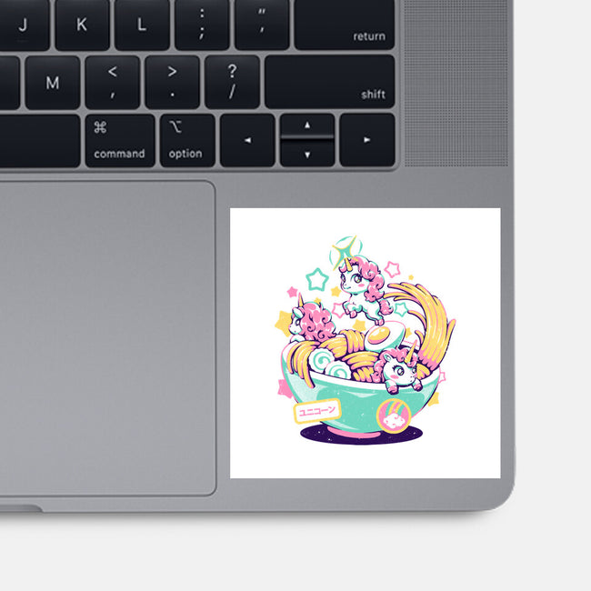 Unicorn Bowl-None-Glossy-Sticker-eduely