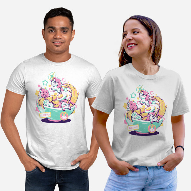 Unicorn Bowl-Unisex-Basic-Tee-eduely