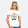 Unicorn Bowl-Womens-Fitted-Tee-eduely