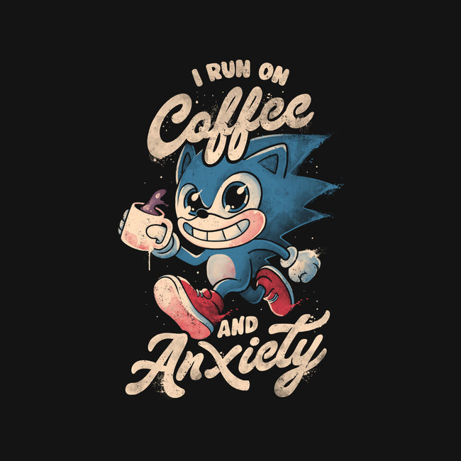 I Run On Coffee And Anxiety-None-Polyester-Shower Curtain-eduely