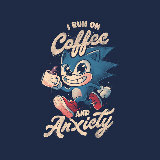 I Run On Coffee And Anxiety-Mens-Long Sleeved-Tee-eduely