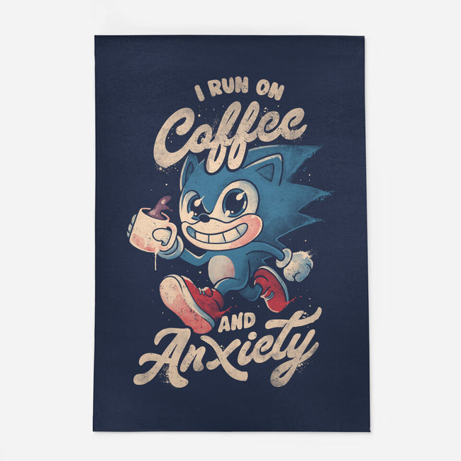 I Run On Coffee And Anxiety-None-Indoor-Rug-eduely