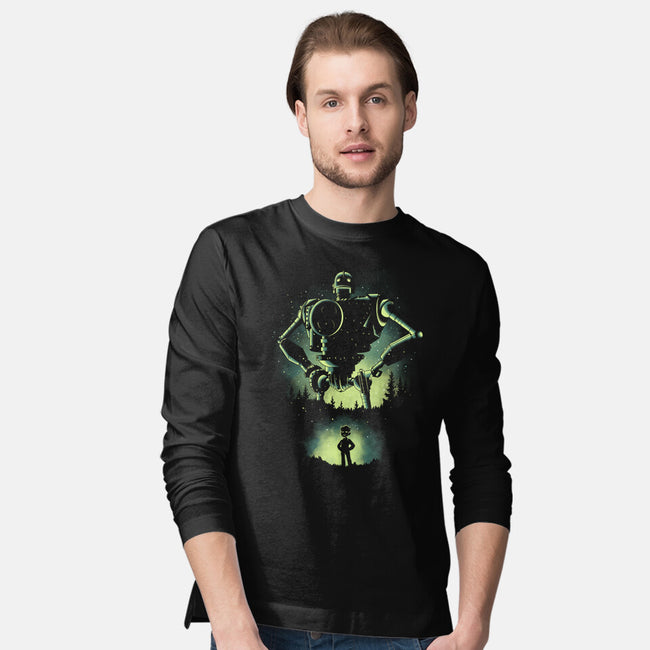 The Iron Hero-Mens-Long Sleeved-Tee-retrodivision