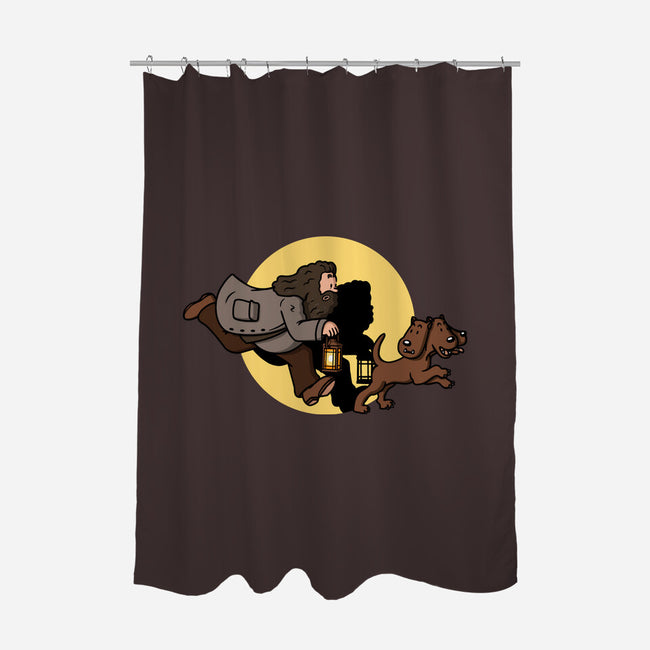 The Adventures Of Rubeus-None-Polyester-Shower Curtain-Raffiti