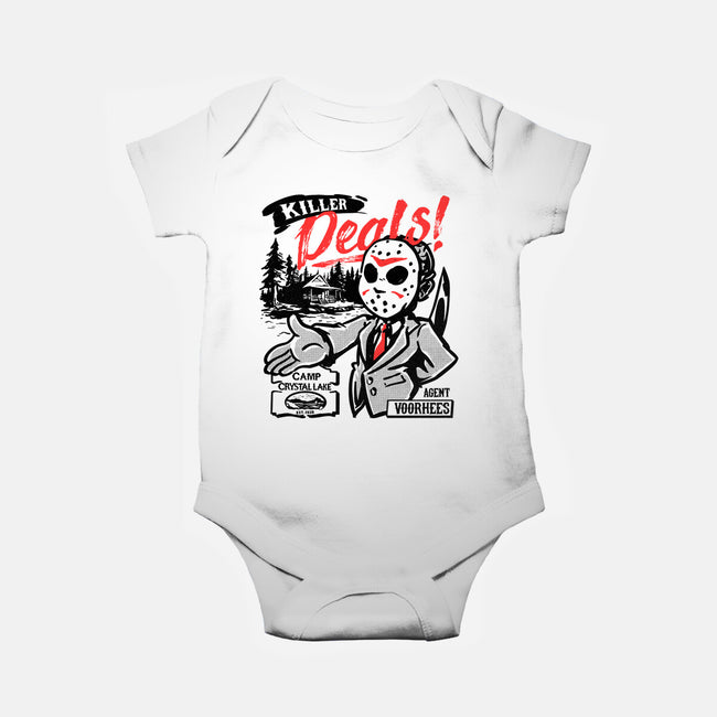 Camp Crystal Lake Realty-Baby-Basic-Onesie-estudiofitas