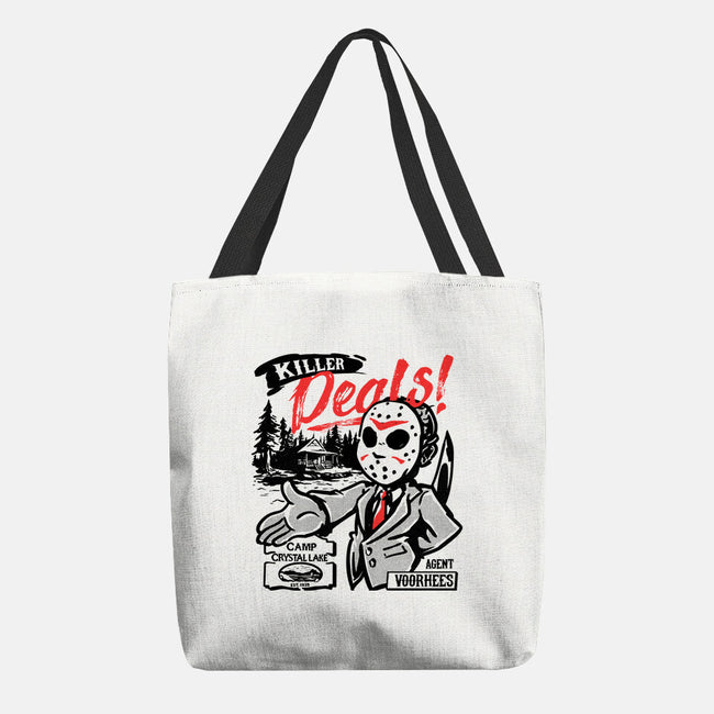 Camp Crystal Lake Realty-None-Basic Tote-Bag-estudiofitas