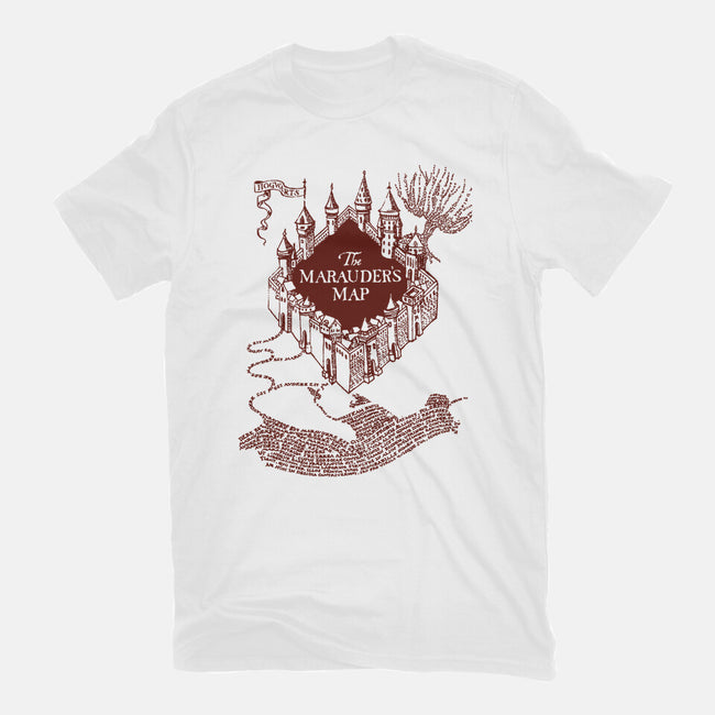 Marauder's Map-Womens-Fitted-Tee-dalethesk8er