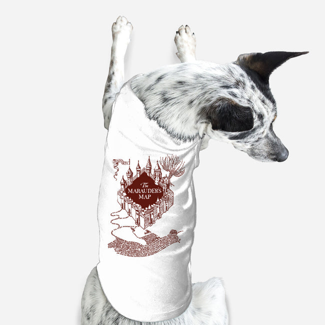 Marauder's Map-Dog-Basic-Pet Tank-dalethesk8er