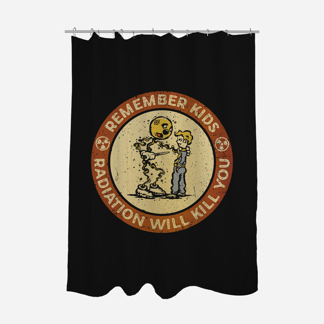 Radiation Will Kill You-None-Polyester-Shower Curtain-kg07