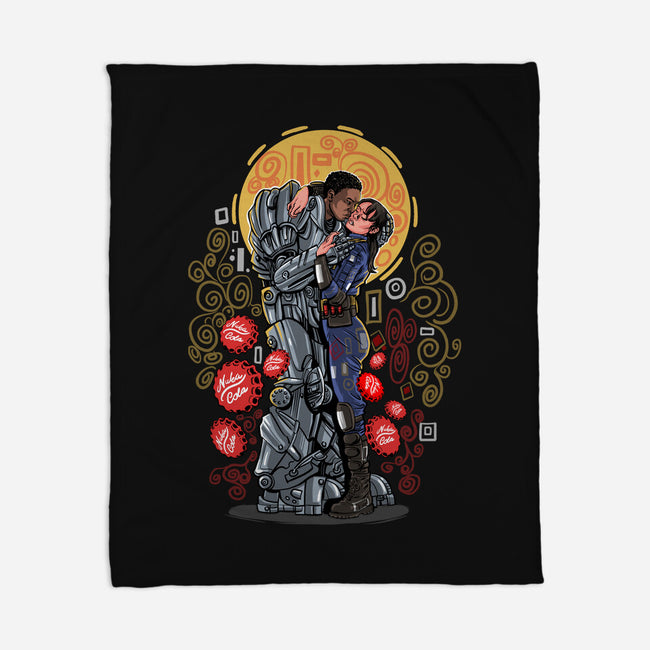 Wasteland Kiss-None-Fleece-Blanket-zascanauta