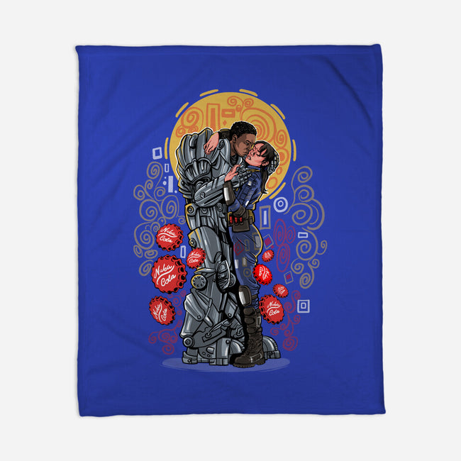 Wasteland Kiss-None-Fleece-Blanket-zascanauta