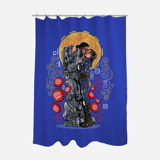 Wasteland Kiss-None-Polyester-Shower Curtain-zascanauta