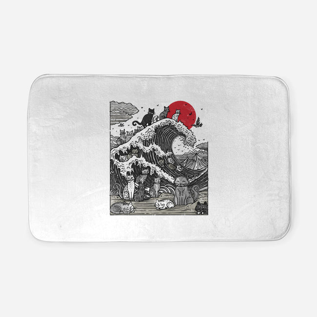 The Great Cat Wave-None-Memory Foam-Bath Mat-drbutler