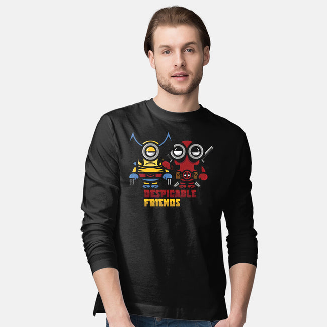 Despicable Friends-Mens-Long Sleeved-Tee-jrberger