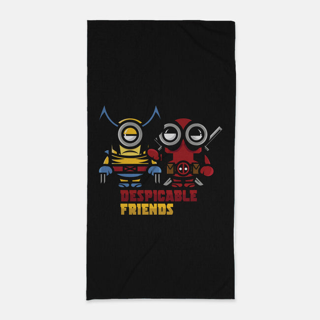 Despicable Friends-None-Beach-Towel-jrberger