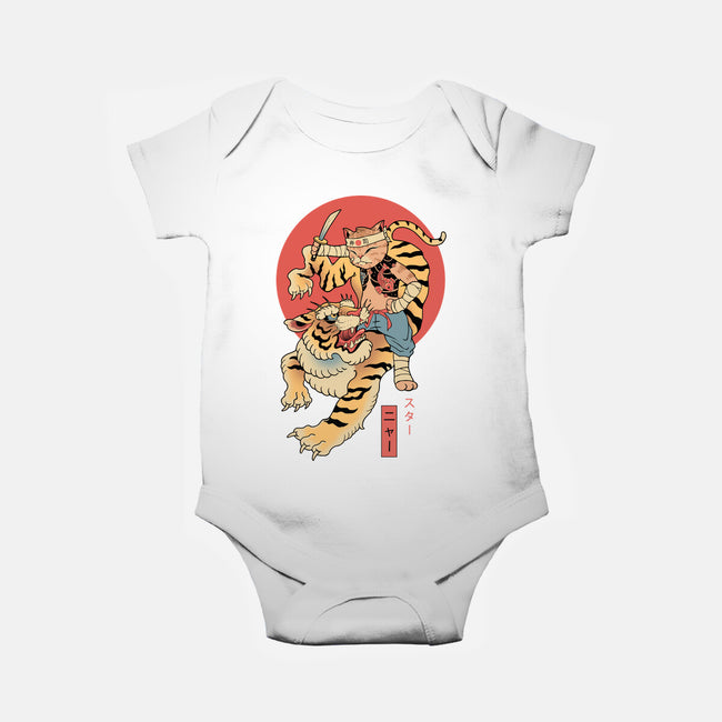 Tiger Cat Meowster-Baby-Basic-Onesie-vp021