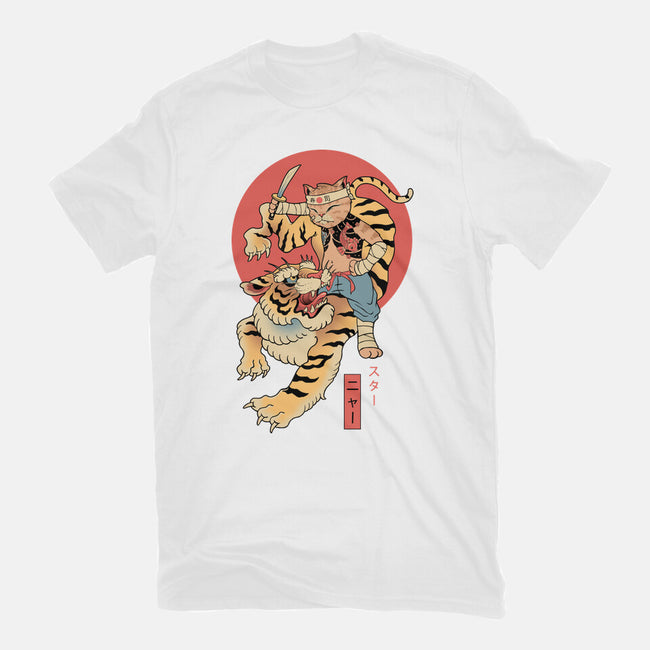 Tiger Cat Meowster-Unisex-Basic-Tee-vp021