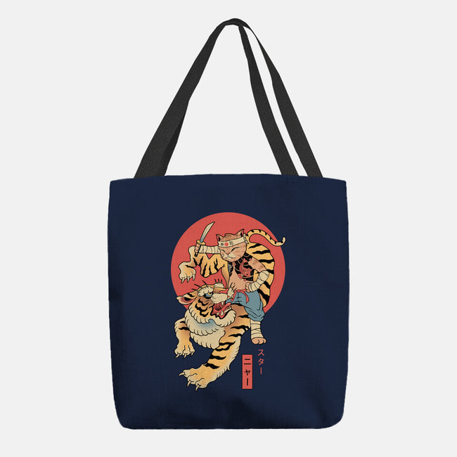 Tiger Cat Meowster-None-Basic Tote-Bag-vp021