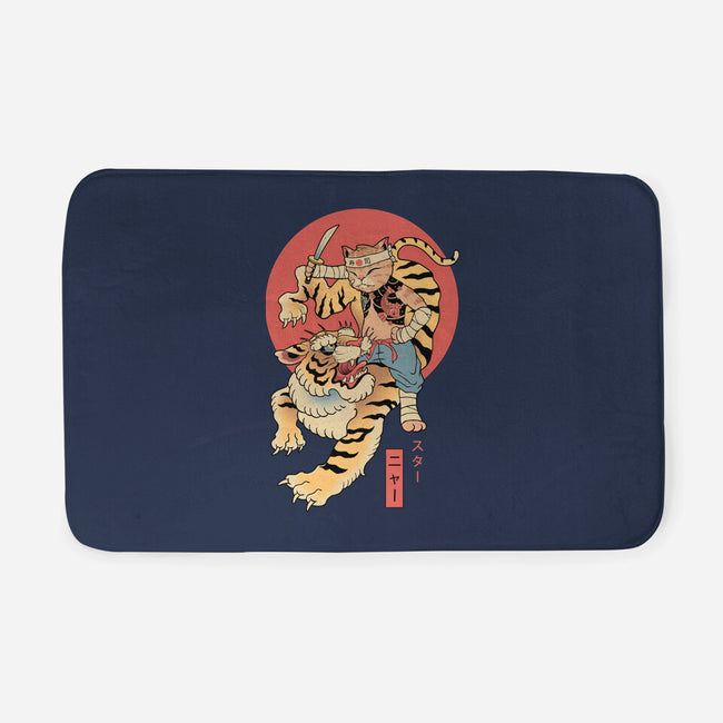 Tiger Cat Meowster-None-Memory Foam-Bath Mat-vp021