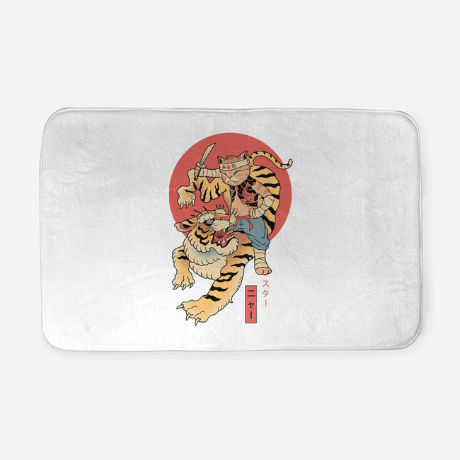 Tiger Cat Meowster-None-Memory Foam-Bath Mat-vp021