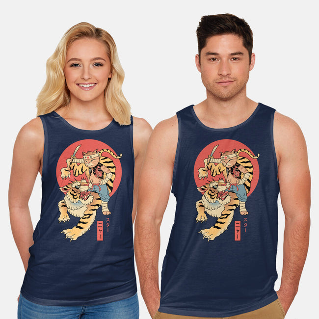 Tiger Cat Meowster-Unisex-Basic-Tank-vp021