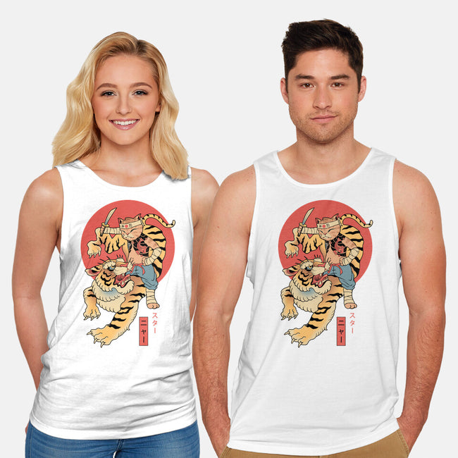 Tiger Cat Meowster-Unisex-Basic-Tank-vp021