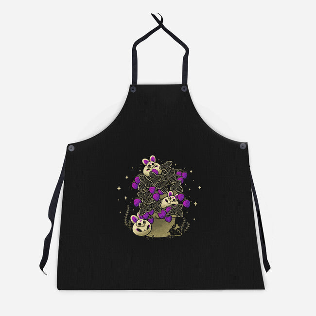 Creepy Cute Bunnies-Unisex-Kitchen-Apron-xMorfina