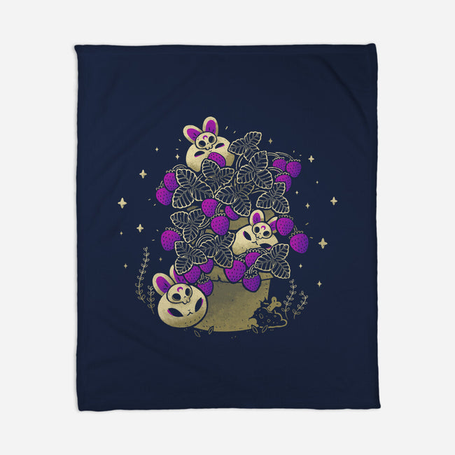 Creepy Cute Bunnies-None-Fleece-Blanket-xMorfina