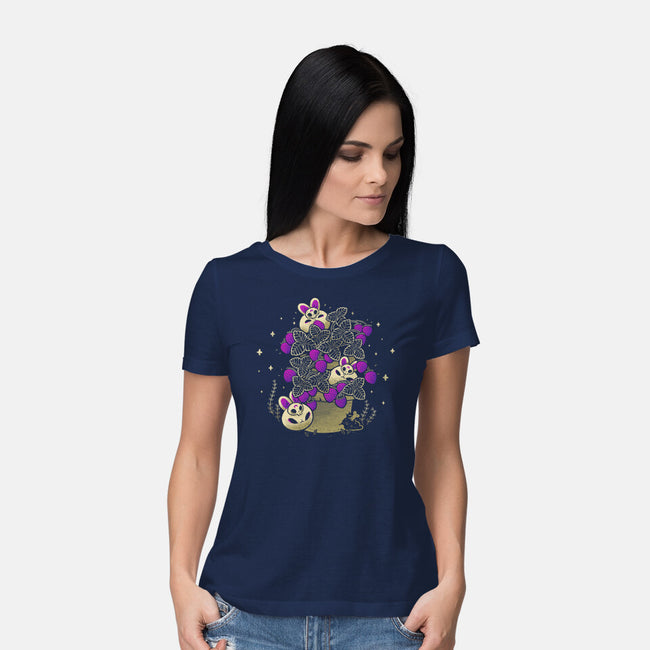 Creepy Cute Bunnies-Womens-Basic-Tee-xMorfina