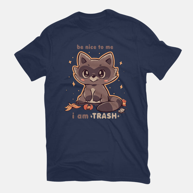 I Am Trash-Womens-Basic-Tee-TechraNova