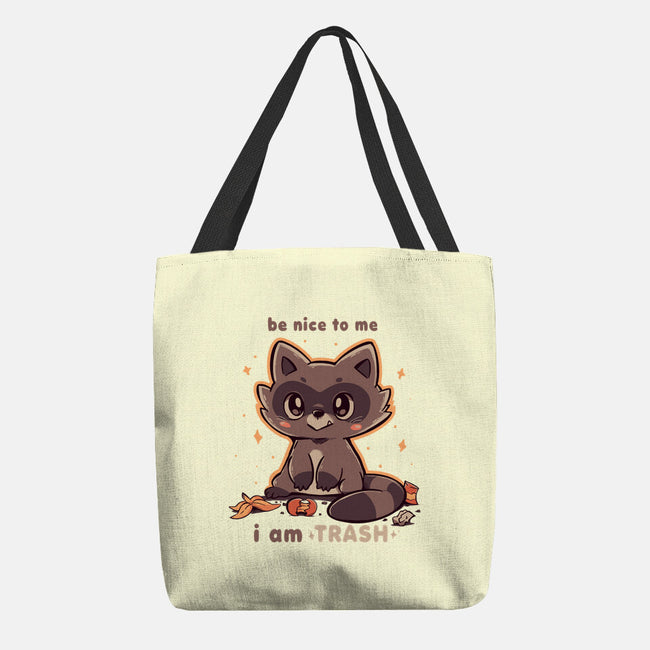 I Am Trash-None-Basic Tote-Bag-TechraNova