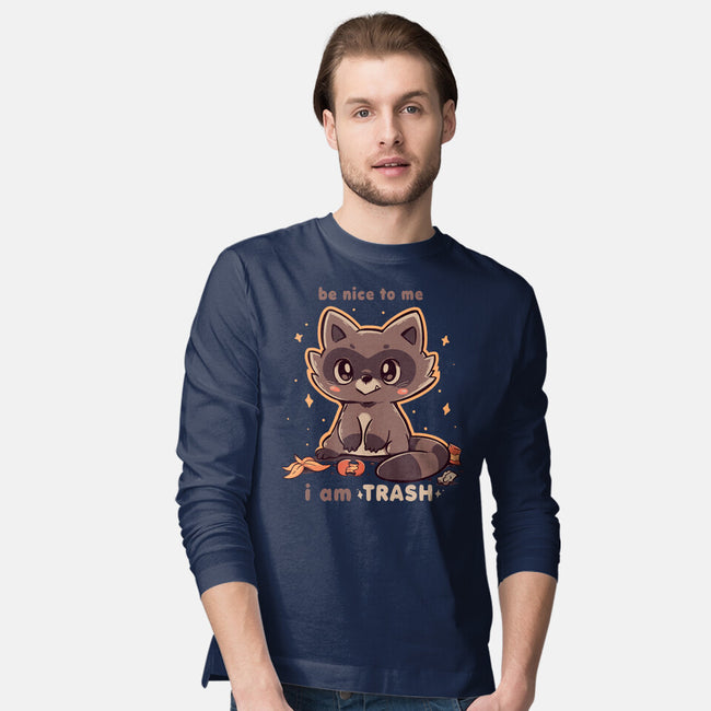 I Am Trash-Mens-Long Sleeved-Tee-TechraNova