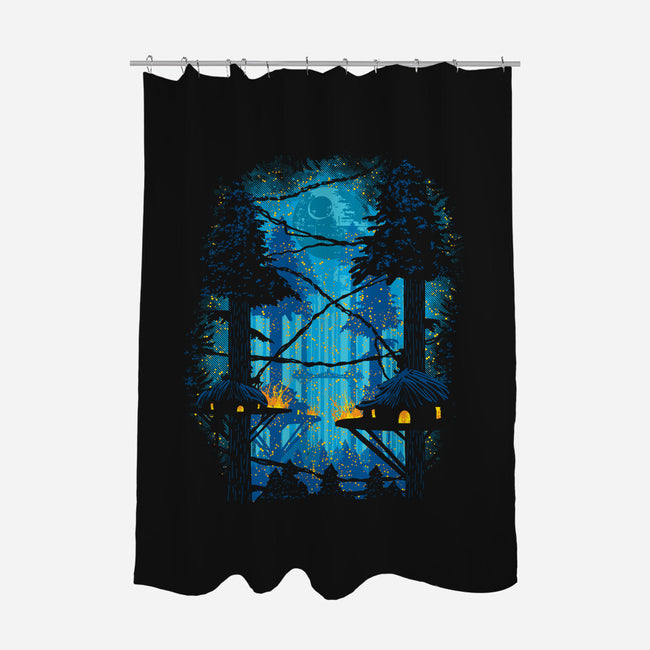 Ewok Village-None-Polyester-Shower Curtain-dalethesk8er