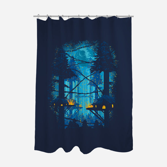 Ewok Village-None-Polyester-Shower Curtain-dalethesk8er