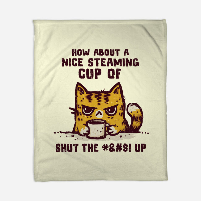 A Nice Steaming Cup-None-Fleece-Blanket-kg07