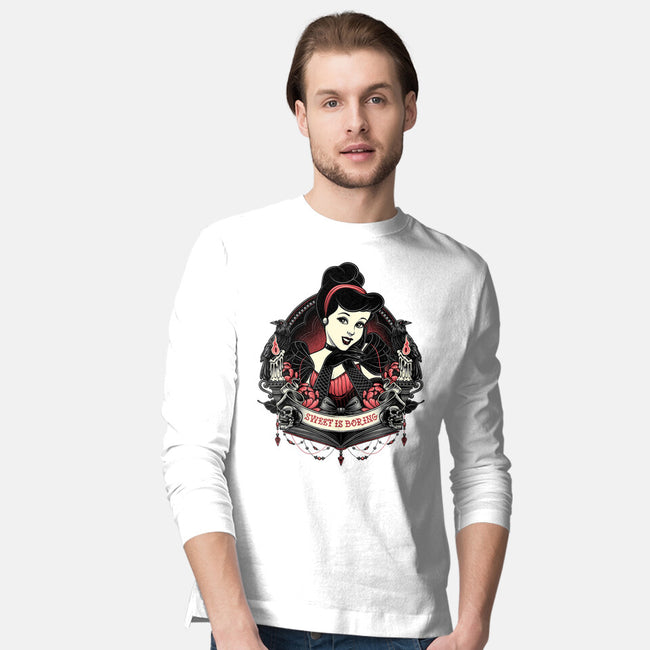 Sweet Is Boring-Mens-Long Sleeved-Tee-glitchygorilla