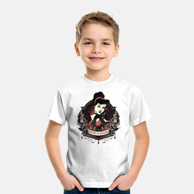 Sweet Is Boring-Youth-Basic-Tee-glitchygorilla