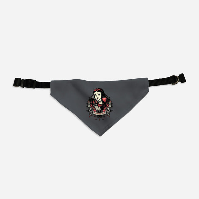 Goth Snow White-Cat-Adjustable-Pet Collar-glitchygorilla