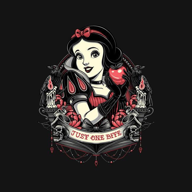 Goth Snow White-Womens-V-Neck-Tee-glitchygorilla