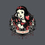 Goth Snow White-Womens-Basic-Tee-glitchygorilla