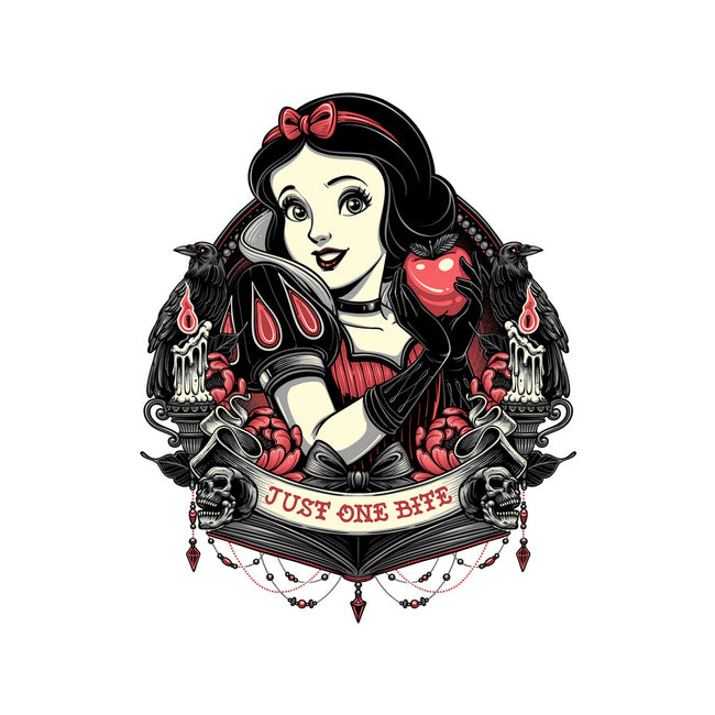 Goth Snow White-Womens-Basic-Tee-glitchygorilla