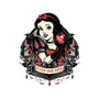 Goth Snow White-Womens-Off Shoulder-Tee-glitchygorilla