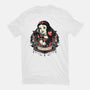 Goth Snow White-Womens-Fitted-Tee-glitchygorilla