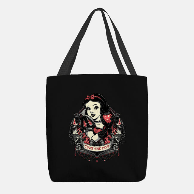 Goth Snow White-None-Basic Tote-Bag-glitchygorilla